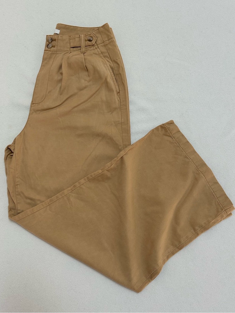 Madewell Women's Wide-Leg Chinos in Tan